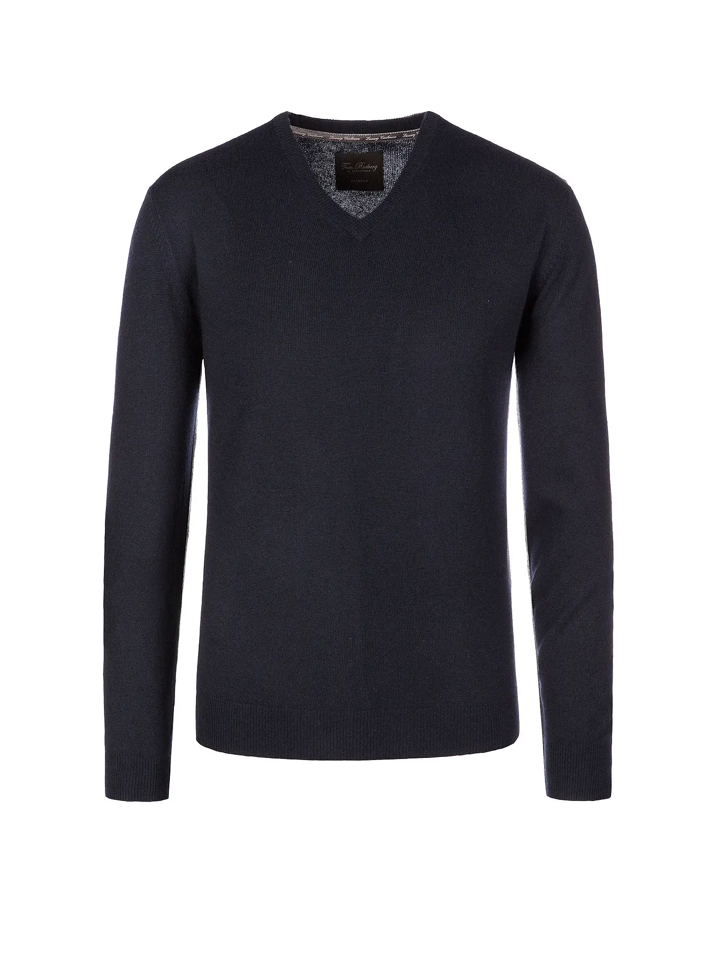 TOM RUSBORG | Kaschmirpullover | dunkelblau